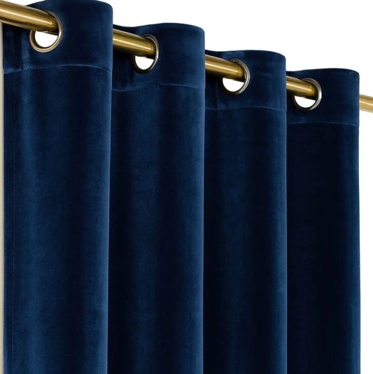 Premium Matt Velvet Eyelet Curtain - Panel