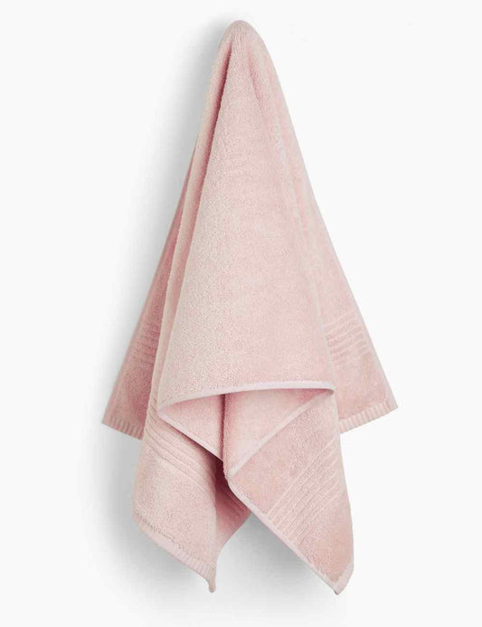 Pink Super Soft Cotton Bath Towel - Adult Size
