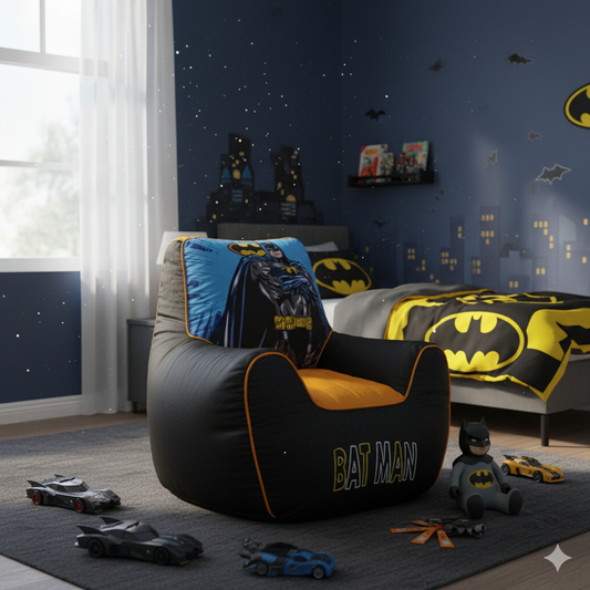 Cute Batman Cozy Bean Bag for Kids