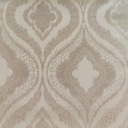 Beige Premium Quality Shanghai Silk Eyelet Curtain - Single Panel (52x95 inch)