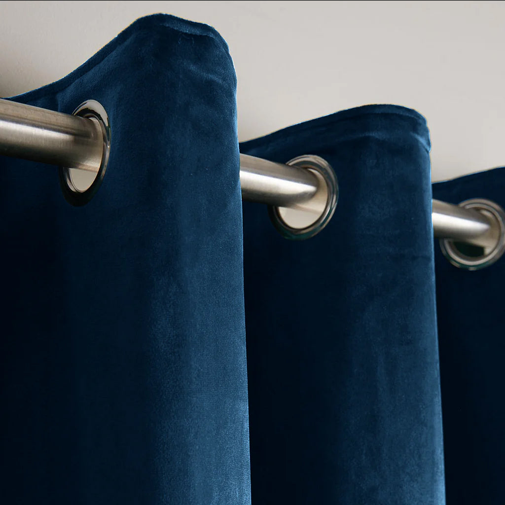 Blue Premium Quality Velvet Curtains