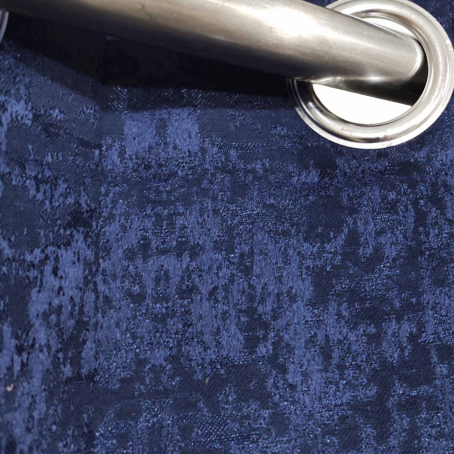 Blue High Quality Eyelet Curtain - Single Panel