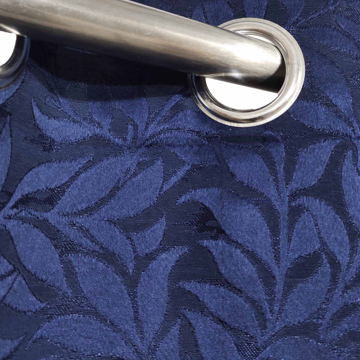 Blue High Quality Eyelet Curtain - Single Panel