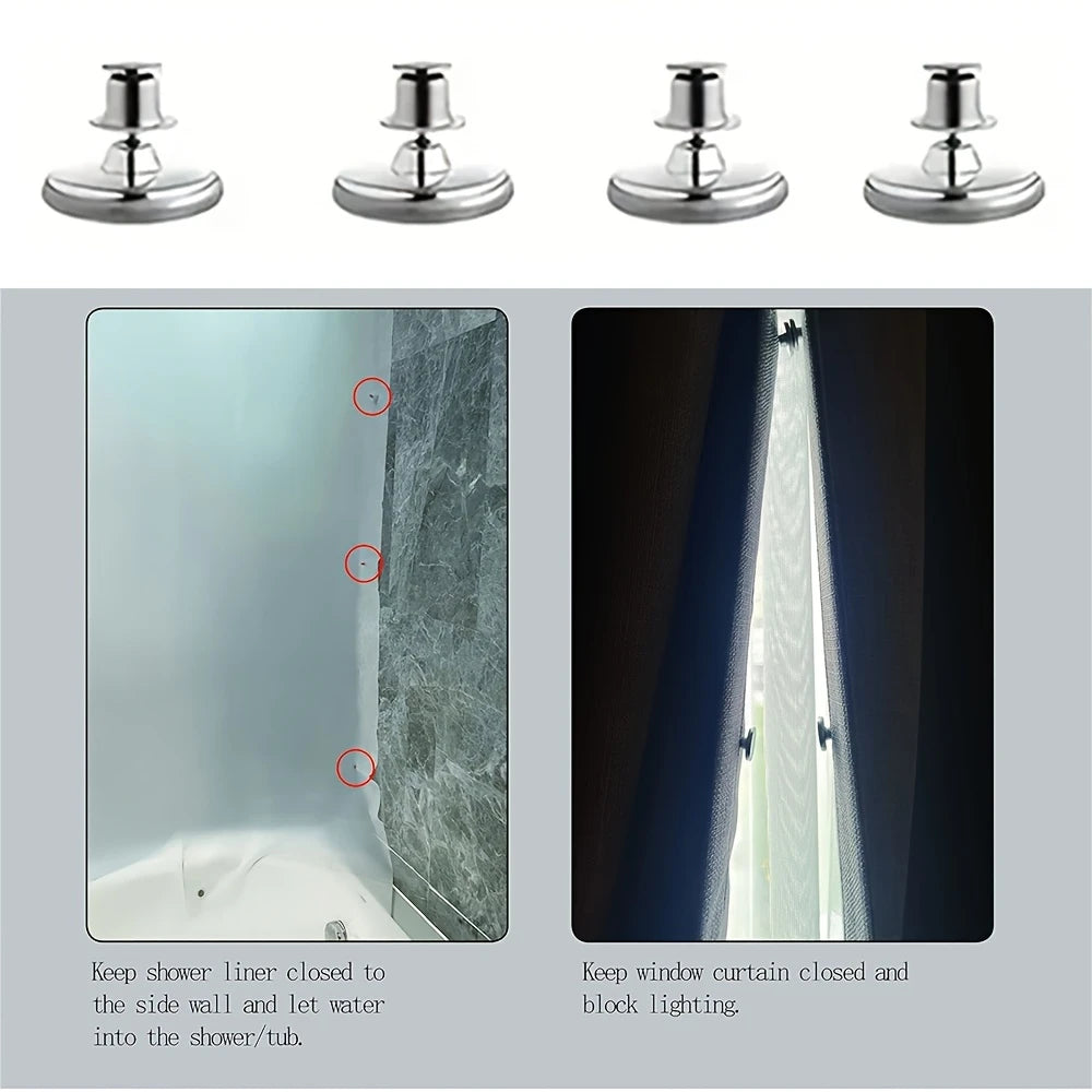 Buckles, Curtain Weighted Magnet Clips with Thumb Tacks