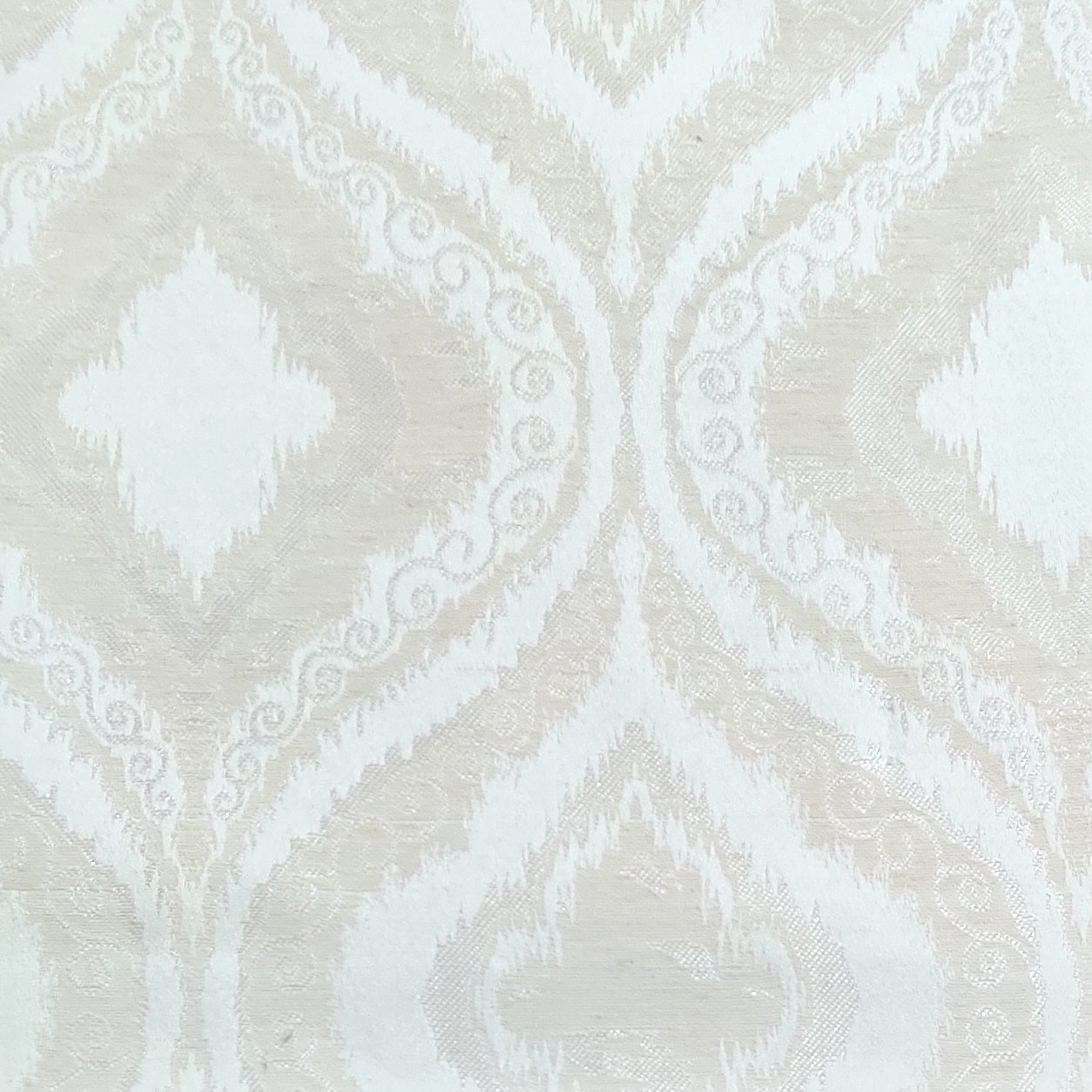 Cream Premium Quality Shanghai Silk Eyelet Curtain - Single Panel (52x95 inch)