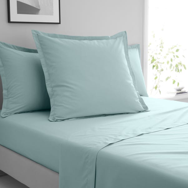 Duck Egg Blue Pure Cotton Flat Sheet