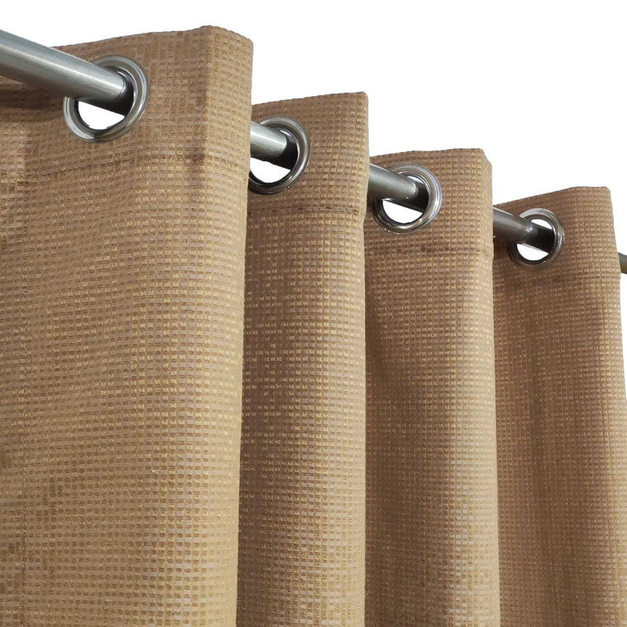 Golden Readymade Jacquard Curtain