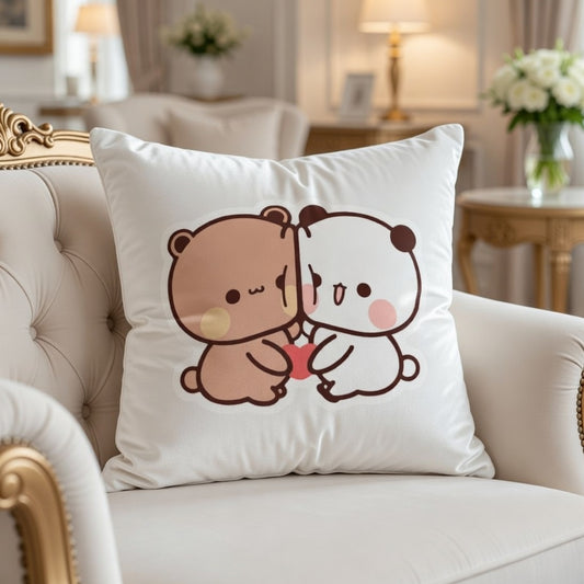 Bubu Dudu Cushion Cover Cute Panda Bear Couple Gift Valentines
