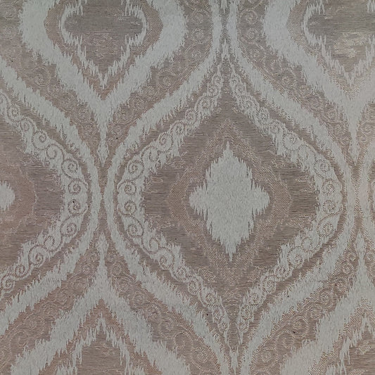 Light Brown Premium Quality Shanghai Silk Eyelet Curtain - Single Panel (52x95 inch)