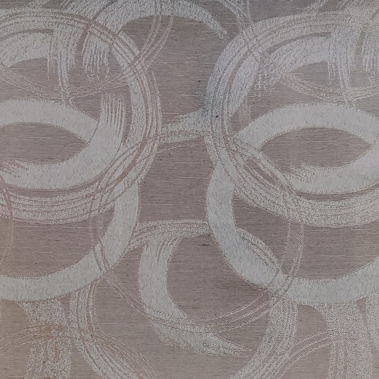 Light Brown Premium Quality Shanghai Silk Eyelet Curtain - Single Panel (52x95 inch)