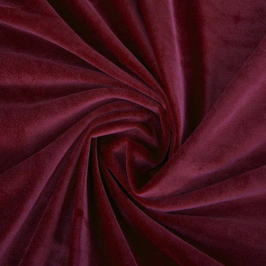 Maroon Premium Velvet Curtain Pair