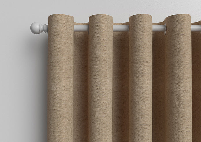 Beige Top Notch Quality Jute Curtain