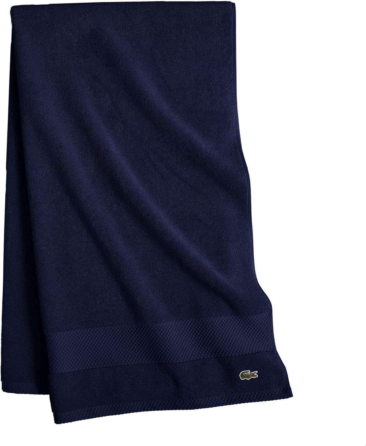 Blue Lacoste Bath Towel