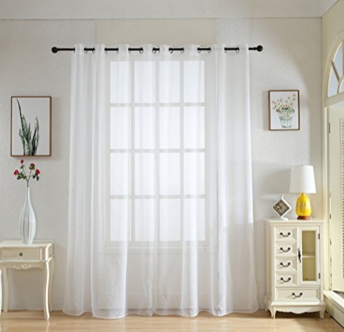 Organza Chiffon Curtain (2 Panels)