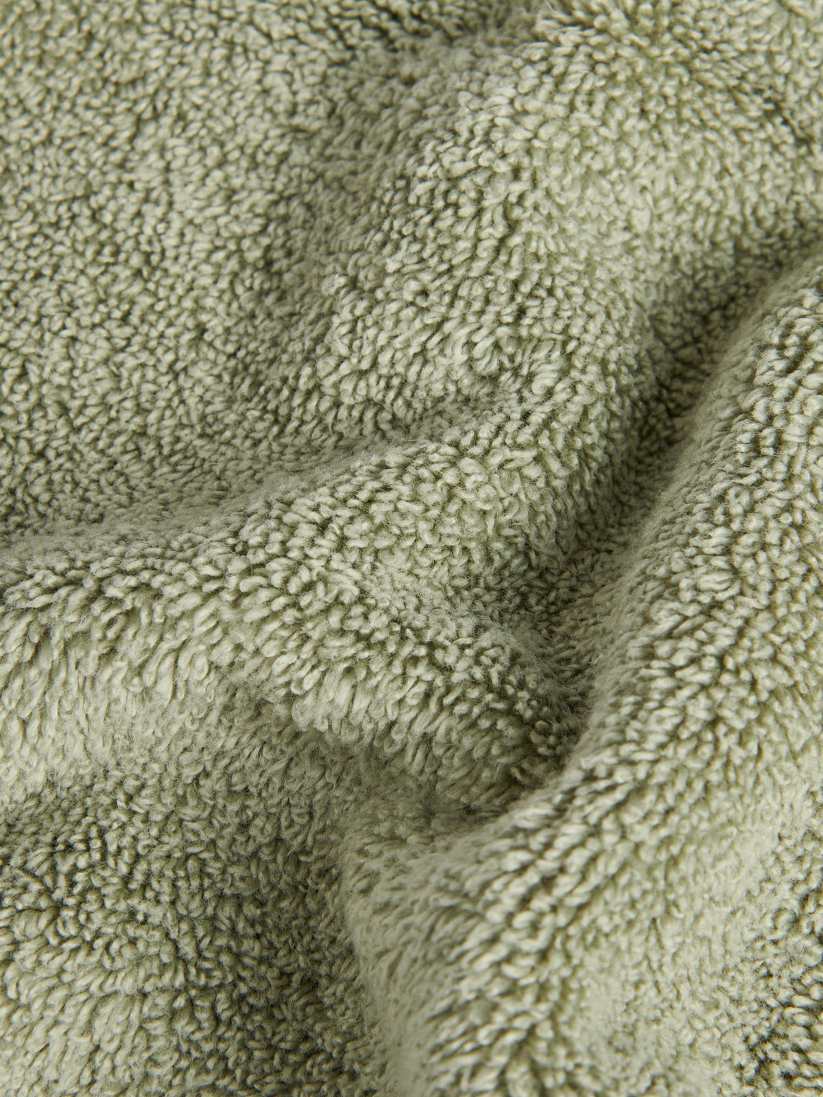 Mineral Green Pure Cotton Zero Twist Polo Bath Towel