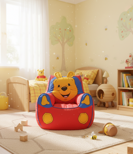 Cute Pooh Cozy Bean Bag for Kids