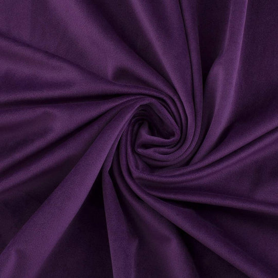 Purple Premium Velvet Curtain Pair