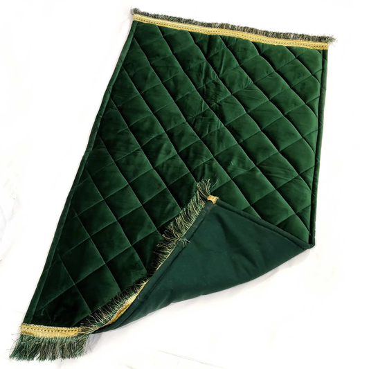 Quilted Prayer Mat Green