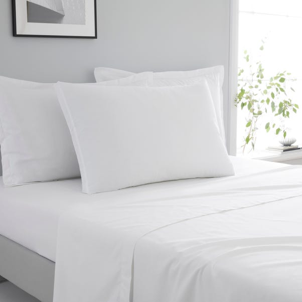 White Pure Cotton Flat Sheet