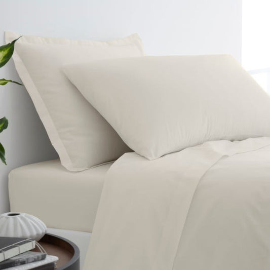 White Sand Pure Cotton Flat Sheet