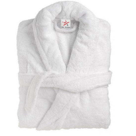 Egyptian Cotton Luxury Towelling Dressing Gown Bathrobe