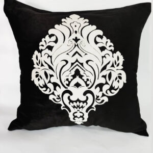 Black Velvet Sofa Cushion Cover