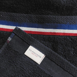Black Polo Bath Towel